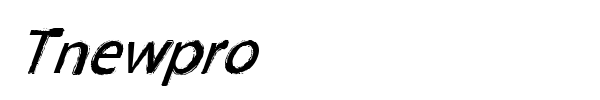 Tnewpro font preview